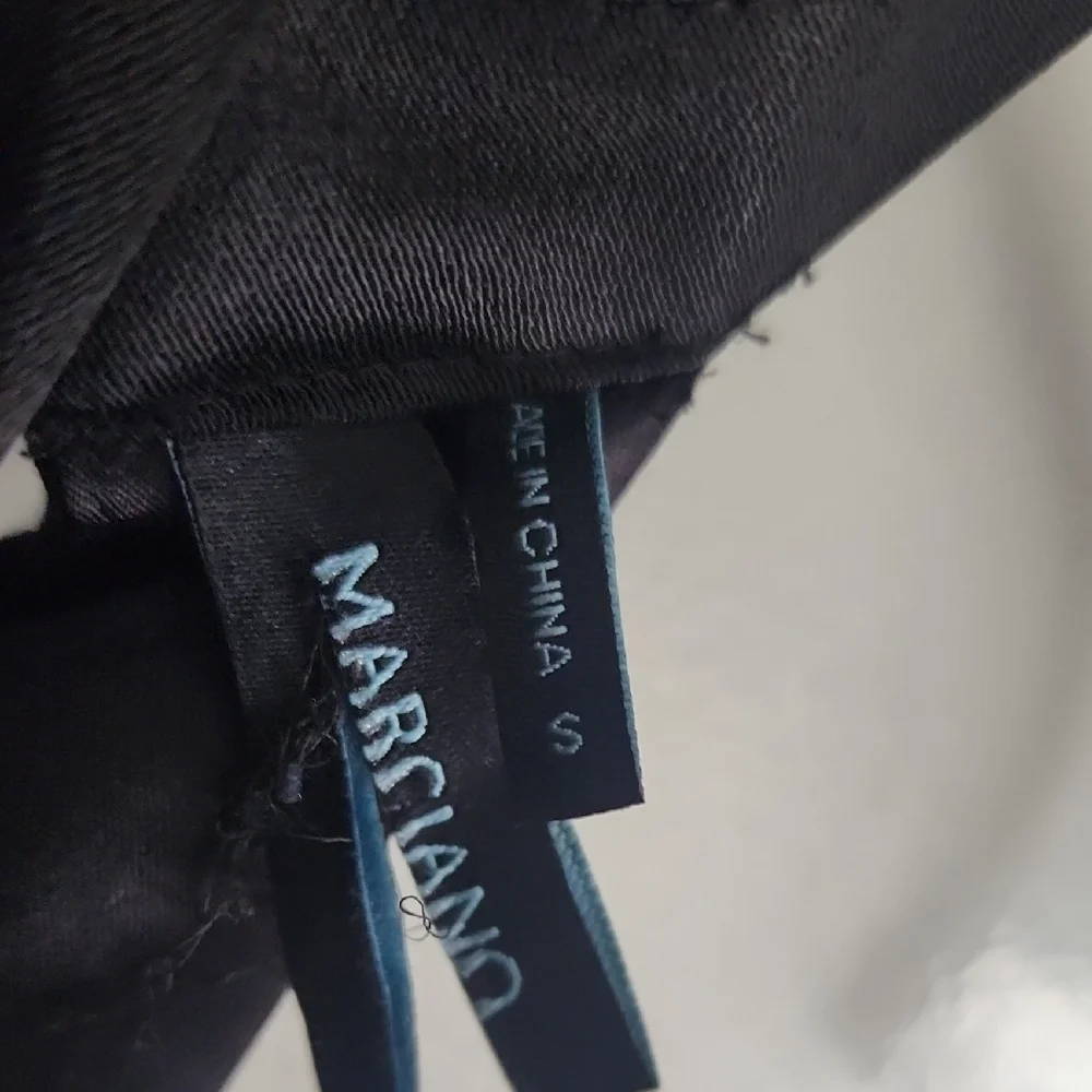 Marciano Black Peplum Backless Dress - Picture 7 of 8
